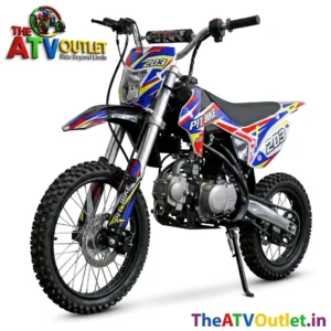 125cc Pit Bike Automatic Transmission Self Start Front and Rear Disc Brakes Off Road Motorcycle TheATVOutlet.in