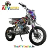 125cc Pit Bike Best Premium Automatic Transmission Self Start Off Road Bike 6 125cc Pit Bike Automatic Transmission Self Start Front and Rear Disc Brakes Off Road Motorcycle TheATVOutlet.in