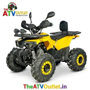 Yellow 135cc Neoplus ATV Bike 4 Stroke Petrol Engine Automatic Transmission Quad Bike