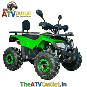 135cc Venom ATV Bike 4 Stroke Petrol Engine Automatic 1 Forward 1 Reverse Self Start Remote Start | TheATVOutlet.in 9 135cc Venom ATV Bike Green 4 Stroke Petrol Engine Automatic Transmission Self Start Remote Start TheATVOutlet.in