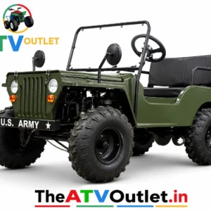 150cc Mini Jeep with 4 Stroke Petrol Engine, Manual Transmission, Key Start and Off-Road Tyres | TheATVOutlet.in