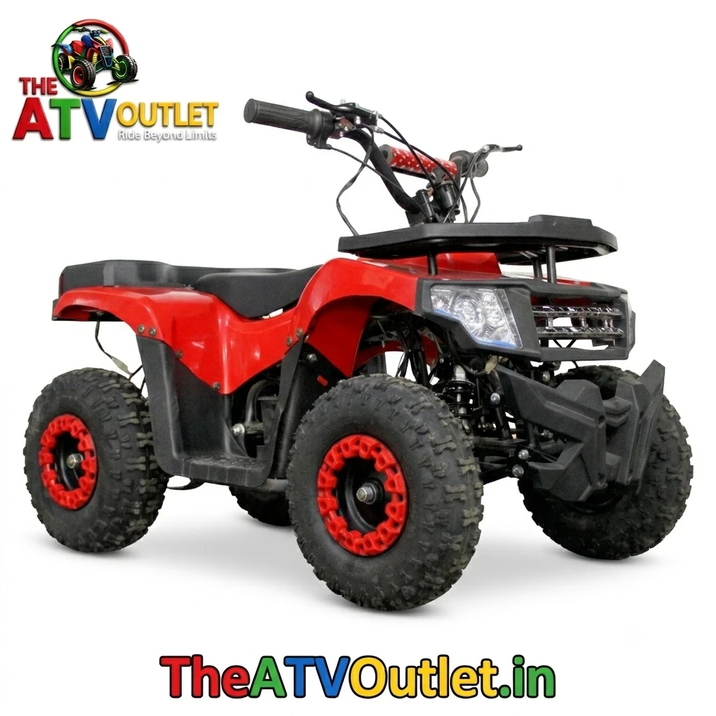 36V Battery Mini Mouzer ATV Front Reverse Drive Front Rear Disc Brakes TheATVOutlet.in 2 36V Battery Mini Mouzer ATV Red Front Reverse Drive Front and Rear Disc Brakes Electric ATV