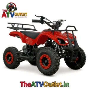36V Battery Mini Neo Kids ATV Bike Red Front Reverse Drive Front and Rear Disc Brakes Electric ATV