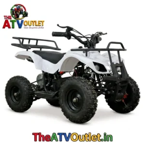 36V Battery Mini Neo Kids ATV Bike Front Reverse Drive Front Rear Disc Brakes TheATVOutlet.in 10 36V Battery Mini Neo Kids ATV Bike White Front Reverse Drive Front and Rear Disc Brakes Electric ATV