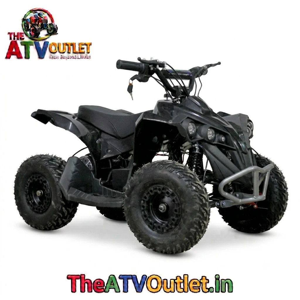 36V Battery Mini Prime Kids ATV Bike Front Reverse Drive Front Rear Disc Brakes TheATVOutlet.in 5 36V Battery Mini Prime Kids ATV Bike Black Electric ATV with Front Reverse Drive and Disc Brakes TheATVOutlet.in