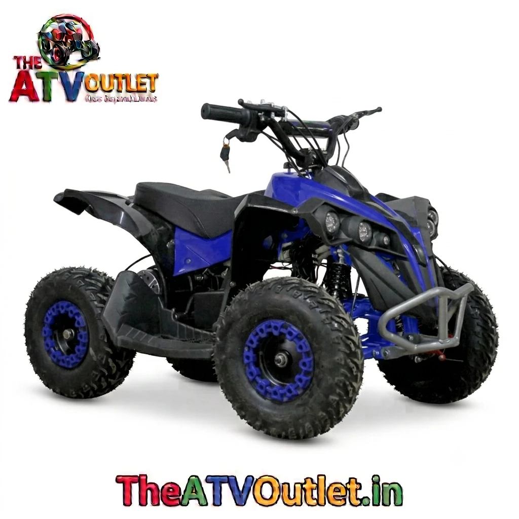 36V Battery Mini Prime Kids ATV Bike Front Reverse Drive Front Rear Disc Brakes TheATVOutlet.in 2 36V Battery Mini Prime Kids ATV Bike Blue Electric Kids ATV Front Reverse Drive TheATVOutlet.in