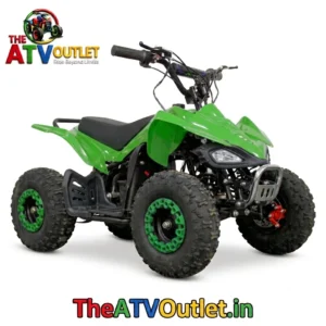 36V Battery Mini Viper Kids ATV Bike Green Front Reverse Drive Front and Rear Disc Brakes Electric ATV