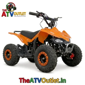36V Battery Mini Viper Kids ATV Bike Orange Front Reverse Drive Front and Rear Disc Brakes Electric ATV