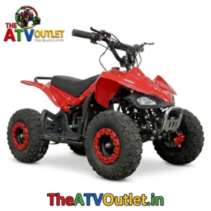 36V Battery Mini Viper Kids ATV Bike Red Front Reverse Drive Front and Rear Disc Brakes Electric ATV
