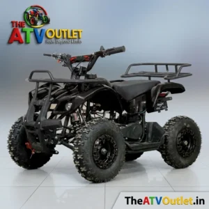 50cc Mini ATV Bike Neo Black 2 Stroke Petrol Engine Self Start Pull Start Front and Rear Disc Brakes