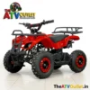 50cc Mini ATV Bike 2 Stroke Petrol Engine Neo Self Start Pull Start TheATVOutlet.in 15 50cc Mini ATV Bike Neo Red 2 Stroke Petrol Engine Self Start Pull Start Front and Rear Disc Brakes