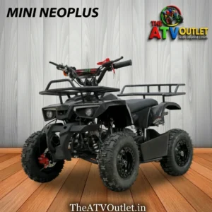 50cc Mini Dirt Bike 2 Stroke Petrol Engine Neoplus Self Start Pull Start TheATVOutlet.in 9 50cc Mini ATV Bike 2 Stroke Petrol Engine Neoplus Black Self Start Pull Start Front Rear Disc Brakes