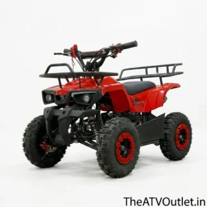 50cc Mini Dirt Bike 2 Stroke Petrol Engine Neoplus Self Start Pull Start TheATVOutlet.in 8 50cc Mini ATV Bike 2 Stroke Petrol Engine Neoplus Red Self Start Pull Start Front Rear Disc Brakes