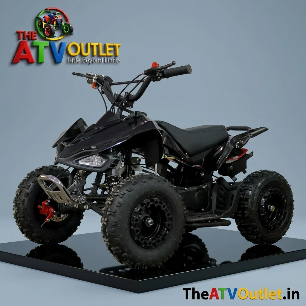 50cc Mini ATV Bike Viper 2 Stroke Petrol Engine Self Start Pull Start Front Rear Disc Brakes 3 50cc Mini ATV Bike Viper Black 2 Stroke Petrol Engine Self Start Pull Start Front and Rear Disc Brakes