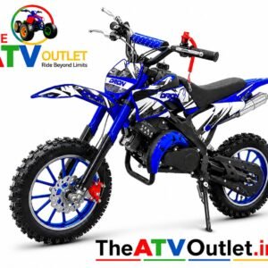 Blue 50cc Mini Dirt Bike Automatic Petrol Bike for Kids