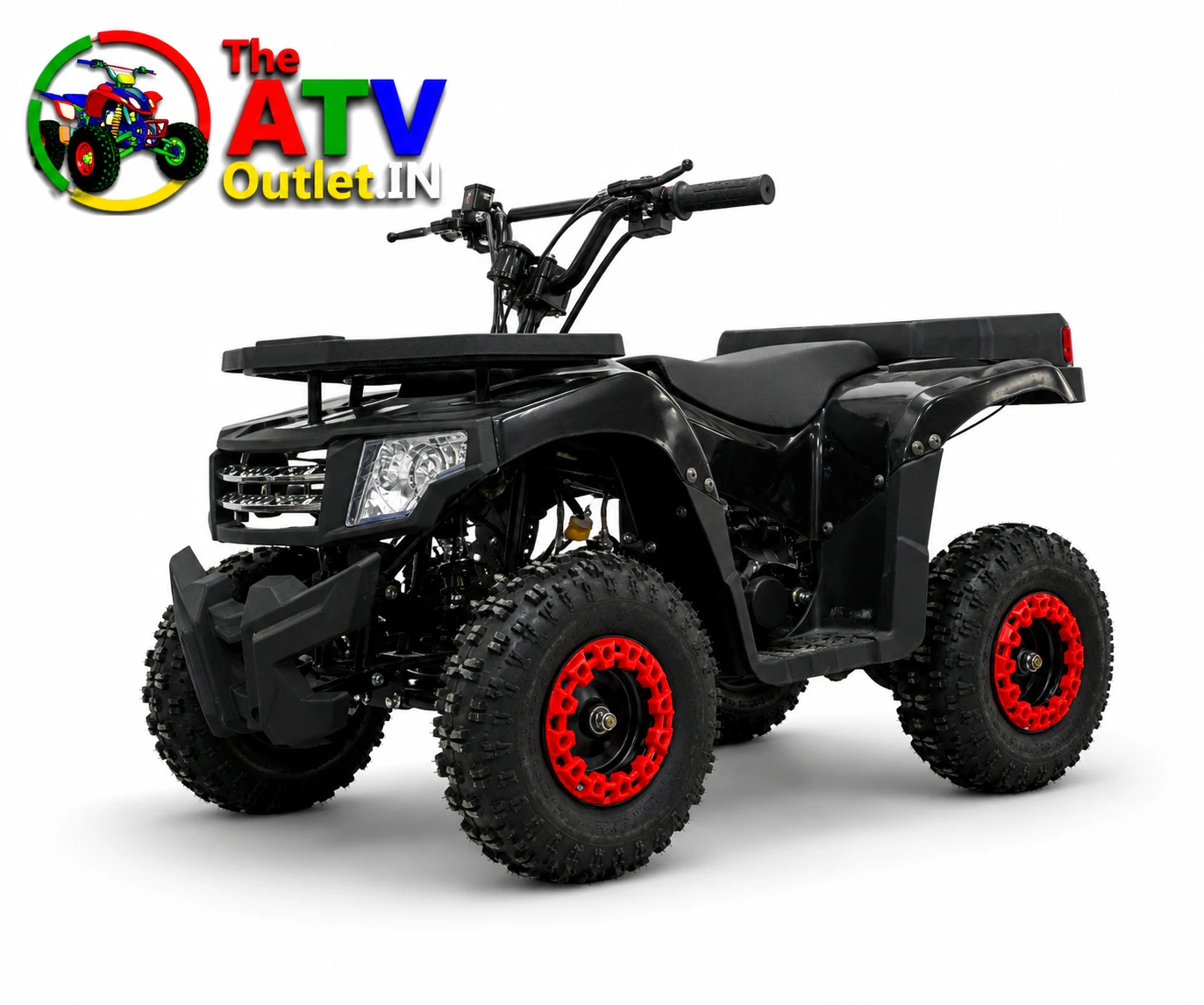 50cc Mini Mouzer ATV | Kids 50cc ATV Bike in India | The ATV Outlet 3 50cc Mini Mouzer ATV Black - Premium Kids ATV Bike