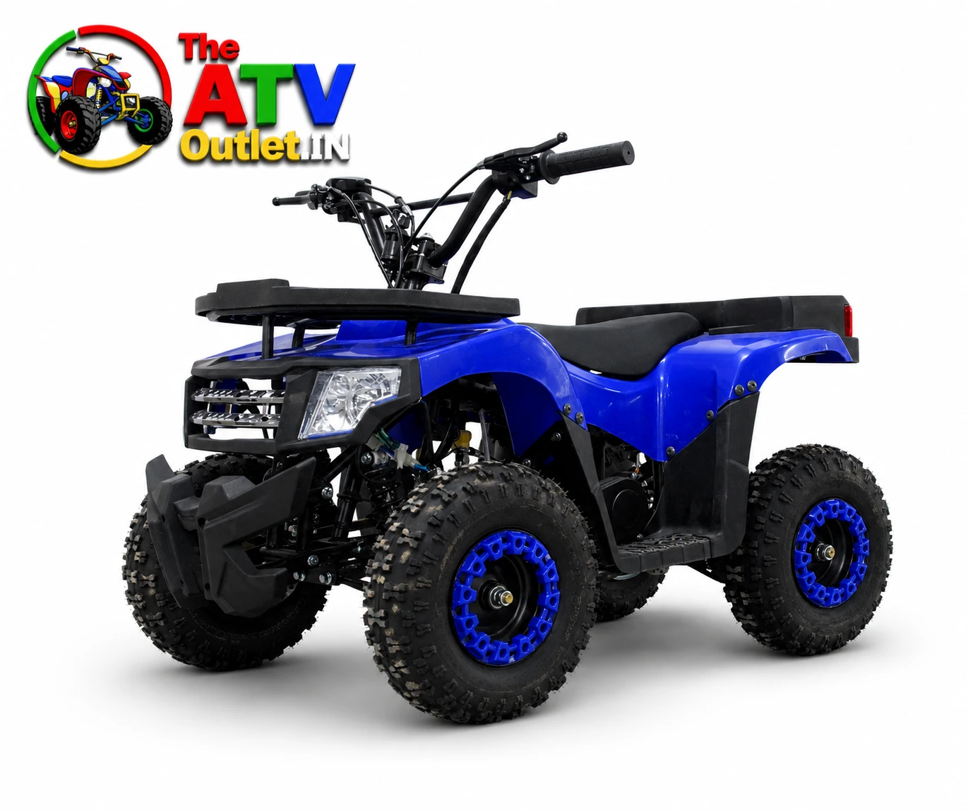 50cc Mini Mouzer ATV | Kids 50cc ATV Bike in India | The ATV Outlet 2 50cc Mini Mouzer ATV Blue - Kids 50cc ATV Bike with Automatic Transmission