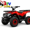 50cc Mini Mouzer ATV Red - Kids 50cc ATV Bike with 2-Stroke Petrol Engine