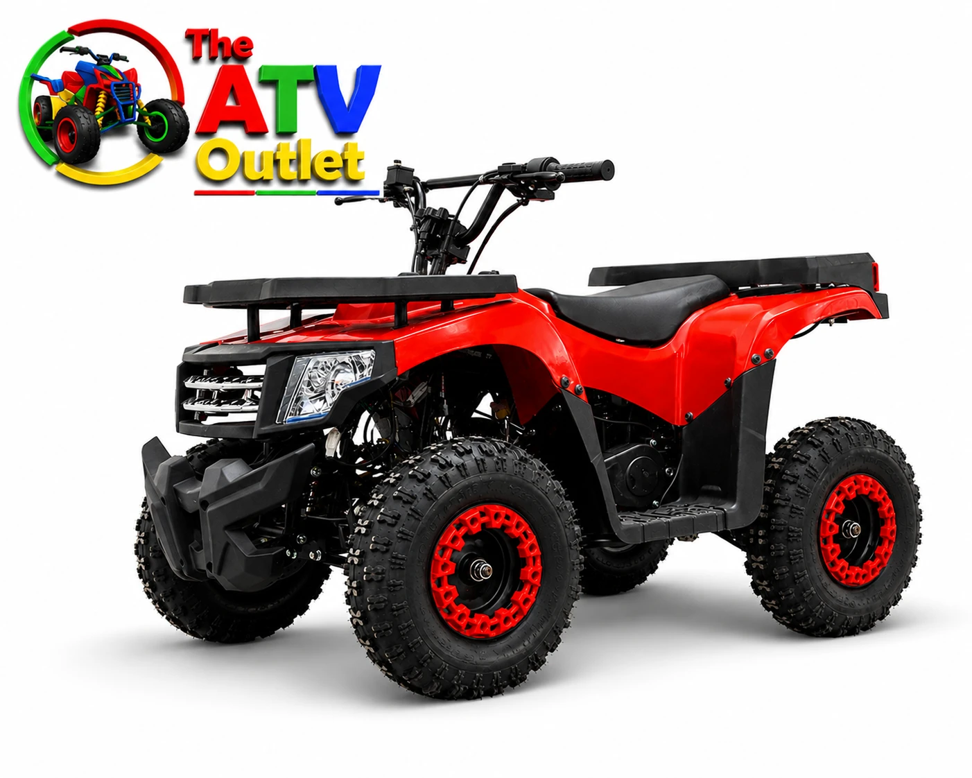50cc Mini Mouzer ATV | Kids 50cc ATV Bike in India | The ATV Outlet 1 50cc Mini Mouzer ATV Red - Kids 50cc ATV Bike with 2-Stroke Petrol Engine