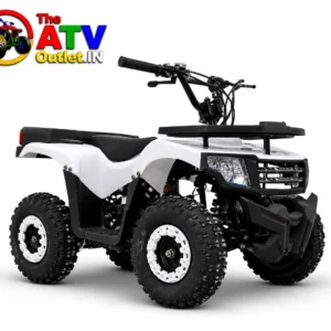 50cc Mini Mouzer ATV | Kids 50cc ATV Bike in India | The ATV Outlet 7 50cc Mini Mouzer ATV White - Kids ATV Bike with 2-Stroke Petrol Engine