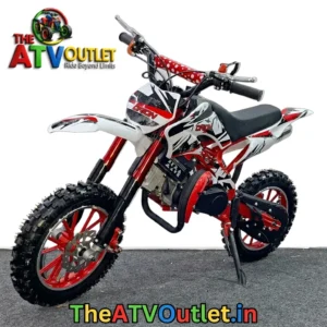 50cc Super Dirt Bike for Kids 2 Stroke Petrol Engine Automatic Self Start TheATVOutlet.in 9 50cc Super Dirt Bike for Kids Red 2 Stroke Petrol Engine Automatic Self Start Off Road Dirt Bike TheATVOutlet.in