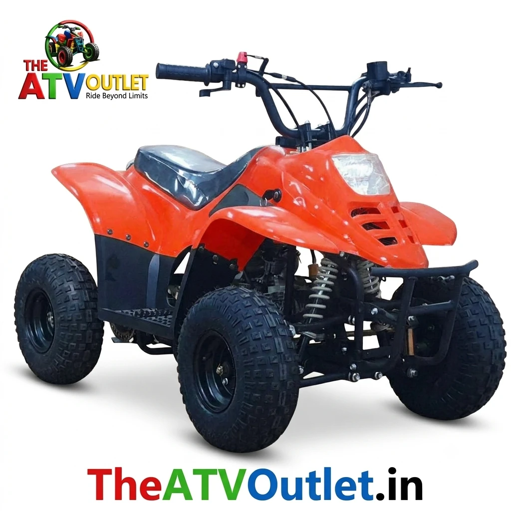 80cc Junior Kids ATV Bike 4 Stroke Petrol Engine Automatic 5 Colour Options TheATVOutlet.in 4 80cc Junior Kids ATV Bike 4 Stroke Petrol Engine Automatic Red Quad Bike TheATVOutlet.in